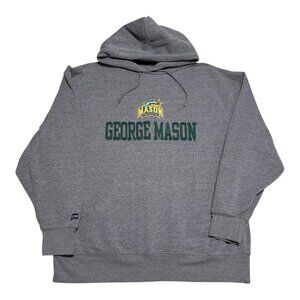Vintage Jansport George Mason University Patriots Hoodie Sweatshirt‎ Adult XL